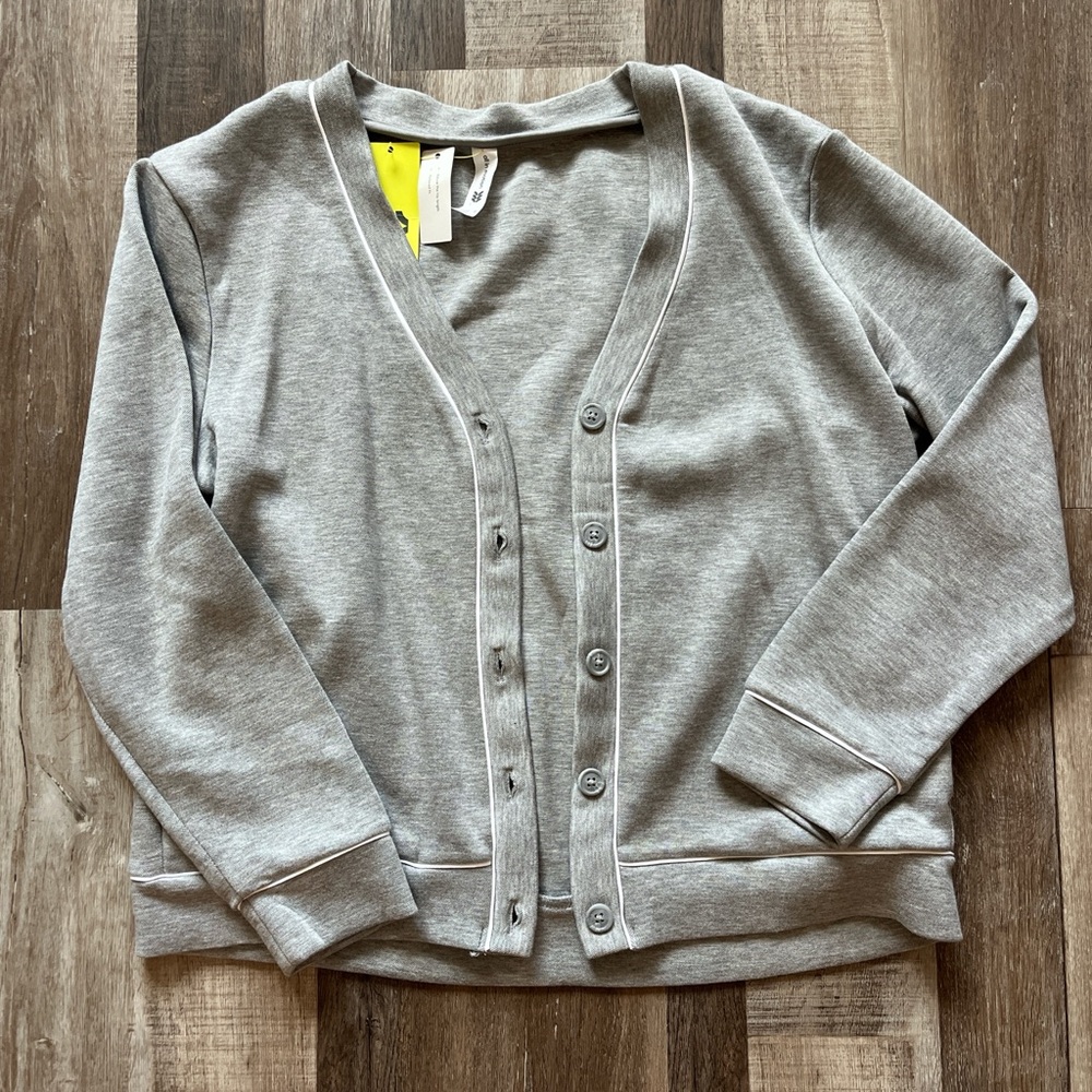 Gray All In Motion Women's Cardigan Sweater